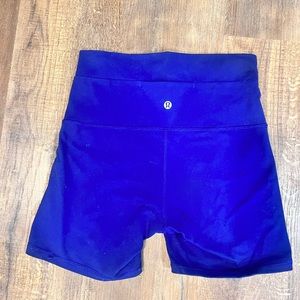 DARK BLUE Lululemon Biker Shorts SIZE 6